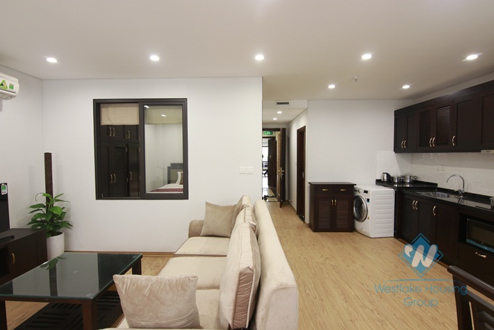 One bedroom apartment for rent in Ho Tung Mau, Hanoi.